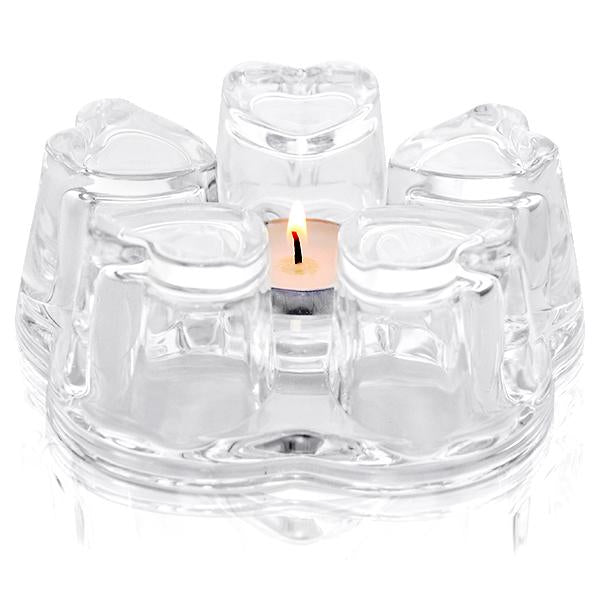 Heart Glass Teapot Warmer