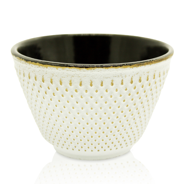 White Iron Cup Quality Cast Iron Cups & Teapots Tea Lovers