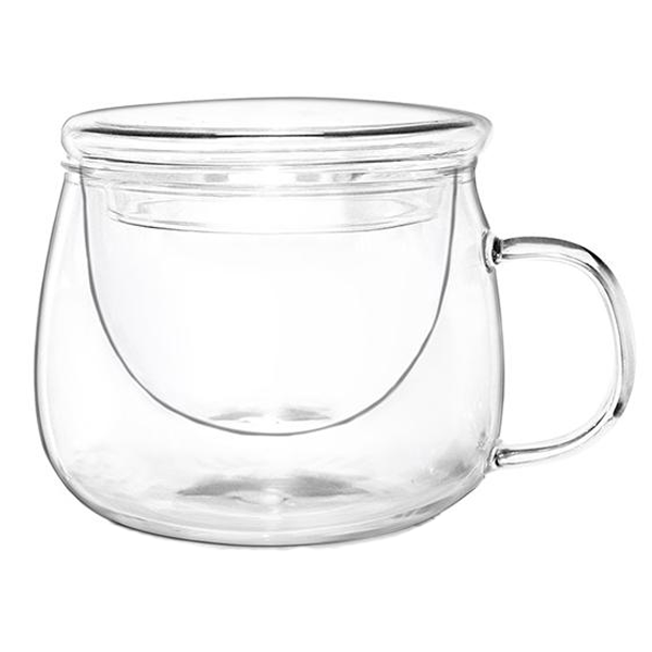 Kawaii Glass Tea Infuser Mug 